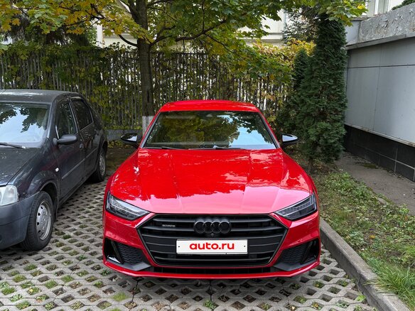 2019 Audi A7 55 TFSI II (4K), красный, 4250000 рублей