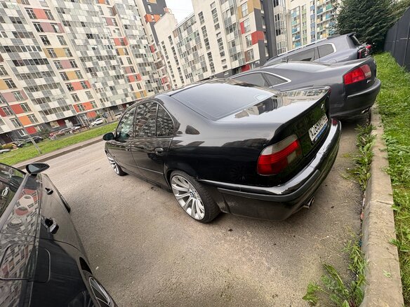2003 BMW 5 серии 525i IV (E39) Рестайлинг, чёрный, 750000 рублей - вид 3