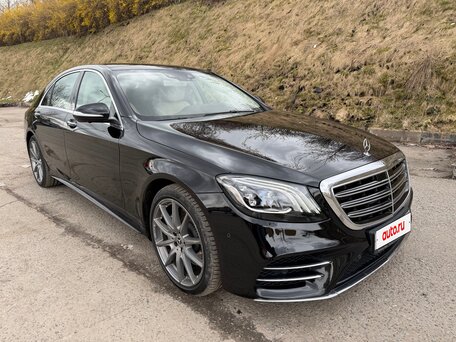 2019 Mercedes-Benz S-Класс 350 d Long VI (W222, C217) Рестайлинг, чёрный, 5150000 рублей, вид 1