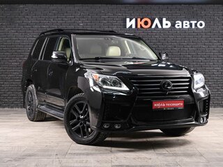 2014 Lexus LX 570 III Рестайлинг, чёрный, 4550000 рублей, вид 3