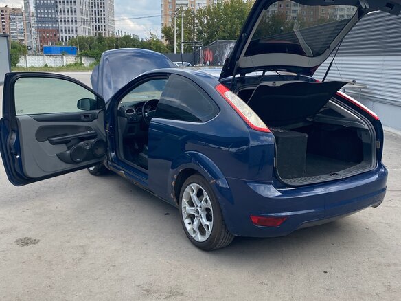 2010 Ford Focus II Рестайлинг, синий, 370000 рублей - вид 8