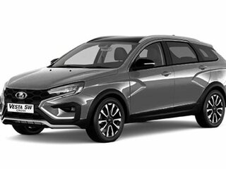 2026 Lada (ВАЗ) Vesta SW Cross I Рестайлинг (NG), серый, 2103893 рублей, вид 1