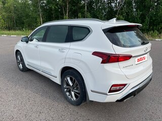2019 Hyundai Santa Fe IV, белый, 3200000 рублей, вид 4