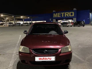2007 Hyundai Accent ТагАЗ II, красный, 500000 рублей, вид 5