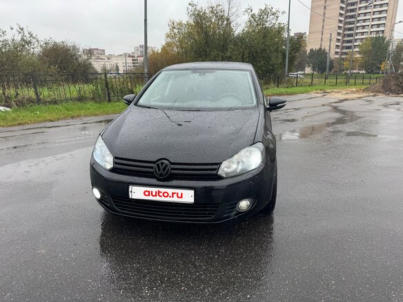 2010 Volkswagen Golf VI, чёрный, 820000 рублей - вид 2
