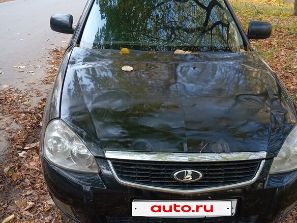 2008 Lada (ВАЗ) Priora I, чёрный, 100000 рублей