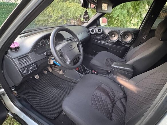 2012 Lada (ВАЗ) Priora I, серебристый, 400000 рублей - вид 14