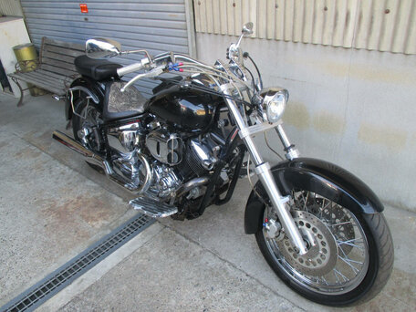 2002 Yamaha XVS1100, чёрный, 449000 рублей, вид 3