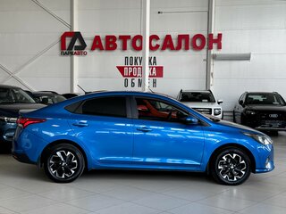 2020 Hyundai Solaris II Рестайлинг, синий, 1565000 рублей, вид 4