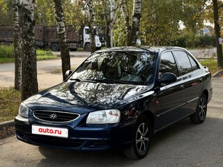 2009 Hyundai Accent ТагАЗ II, синий, 450000 рублей, вид 1
