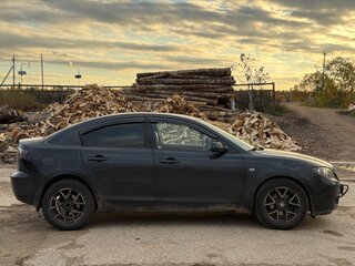 2007 Mazda 3 I (BK) Рестайлинг, чёрный, 195000 рублей, вид 4