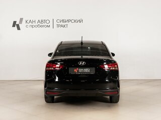 2020 Hyundai Solaris II Рестайлинг, чёрный, 1384658 рублей, вид 4