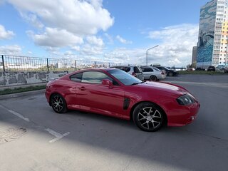 2003 Hyundai Tiburon II (GK), красный, 500000 рублей, вид 3