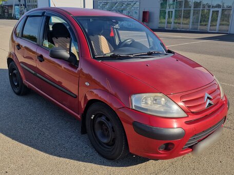 2007 Citroen C3 I Рестайлинг, красный, 320000 рублей, вид 4