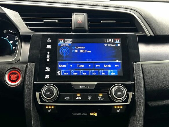 2015 Honda Civic X, синий, 1610000 рублей - вид 15