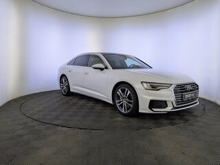 2021 Audi A6 45 TFSI V (C8), белый, 4250000 рублей, вид 3