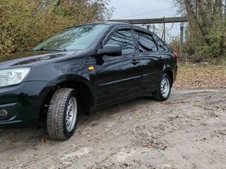 2014 Lada (ВАЗ) Granta I, чёрный, 355000 рублей, вид 5