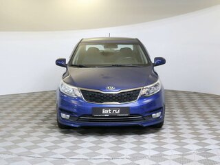 2015 Kia Rio III Рестайлинг, синий, 970000 рублей, вид 2
