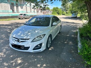 2011 Mazda 6 II (GH) Рестайлинг, белый, 900000 рублей, вид 4