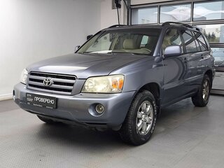 2004 Toyota Highlander I (XU20) Рестайлинг, синий, 830000 рублей, вид 1