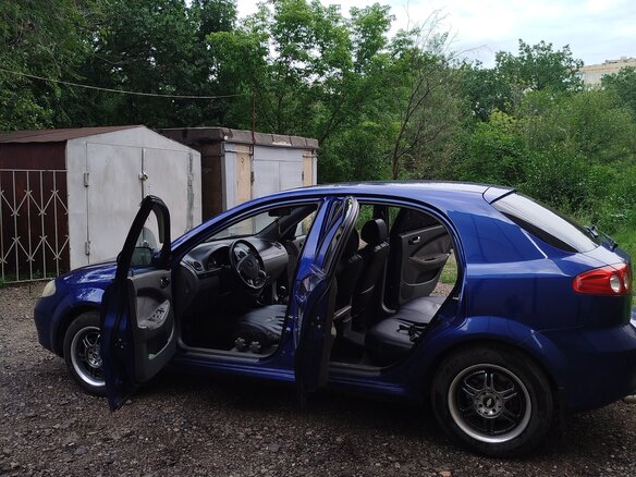 2006 Chevrolet Lacetti I, синий, 370000 рублей - вид 6