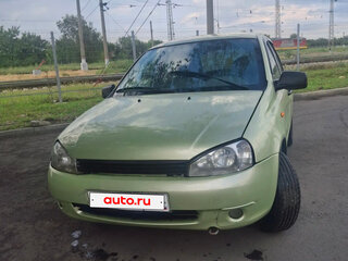 2007 Lada (ВАЗ) Kalina I, зелёный, 220000 рублей, вид 1