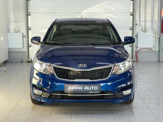 2015 Kia Rio III Рестайлинг, синий, 979000 рублей, вид 2