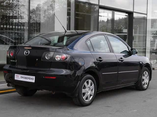 2008 Mazda 3 I (BK) Рестайлинг, чёрный, 498000 рублей, вид 4