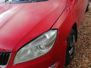 2011 Skoda Fabia II Рестайлинг, красный, 210000 рублей, вид 4