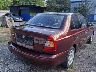 2008 Hyundai Accent ТагАЗ II, красный, 335000 рублей, вид 4
