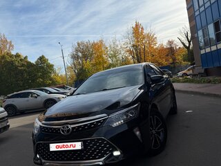2017 Toyota Camry VII (XV50) Рестайлинг 2, чёрный, 1720000 рублей, вид 2