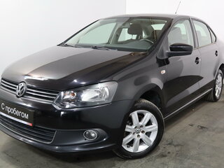 2012 Volkswagen Polo V, чёрный, 899000 рублей, вид 3
