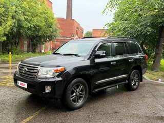 2012 Toyota Land Cruiser 200 Series Рестайлинг 1, чёрный, 4480000 рублей, вид 2