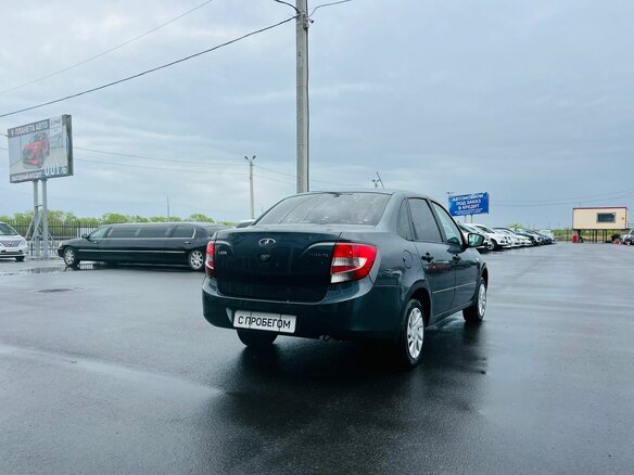 2018 Lada (ВАЗ) Granta I, серый, 639000 рублей - вид 6