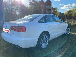 2012 Audi A6 IV (C7), белый, 1450000 рублей, вид 3
