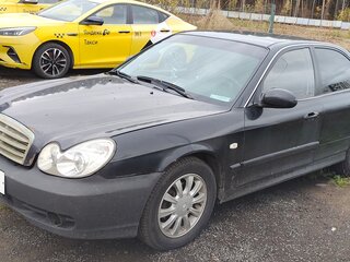 2007 Hyundai Sonata ТагАЗ IV (EF) Рестайлинг, чёрный, 350000 рублей, вид 1