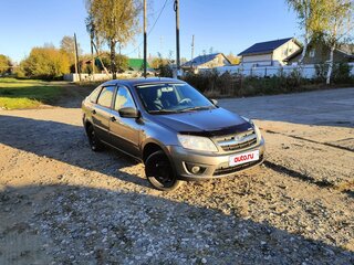 2016 Lada (ВАЗ) Granta I, коричневый, 432000 рублей, вид 4