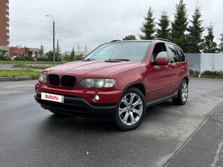 2001 BMW X5 3.0i I (E53), синий, 560000 рублей, вид 1