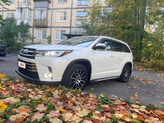 2016 Toyota Highlander III (XU50) Рестайлинг, белый, 2900000 рублей, вид 1