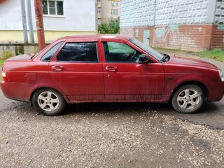 2009 Lada (ВАЗ) Priora I, красный, 350000 рублей, вид 2