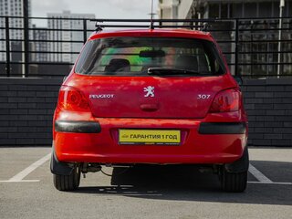 2006 Peugeot 307 I Рестайлинг, красный, 324500 рублей, вид 4