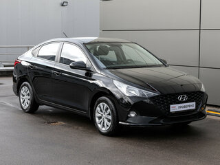 2020 Hyundai Solaris II Рестайлинг, чёрный, 1749000 рублей, вид 3