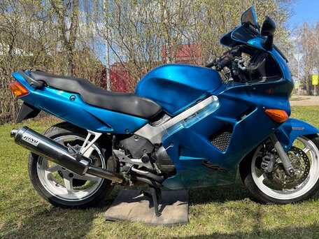 1999 Honda VFR 800, голубой, 340000 рублей, вид 3