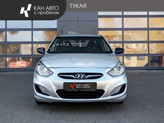 2012 Hyundai Solaris I, серебристый, 785000 рублей, вид 2