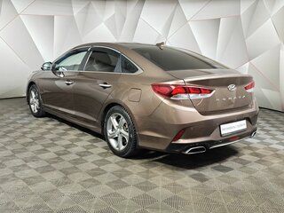 2017 Hyundai Sonata VII (LF) Рестайлинг, коричневый, 1659000 рублей, вид 4
