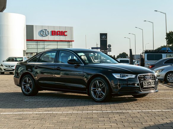 2014 Audi A6 IV (C7), чёрный, 1435000 рублей - вид 2