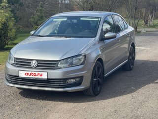 2019 Volkswagen Polo V Рестайлинг, серебристый, 1350000 рублей, вид 3