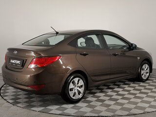 2015 Hyundai Solaris I Рестайлинг, коричневый, 920000 рублей, вид 5