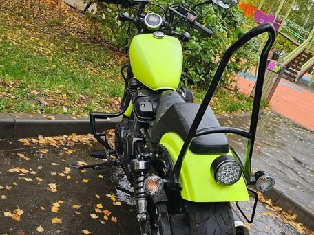 2016 Yamaha XVS950, зелёный, 500000 рублей, вид 4