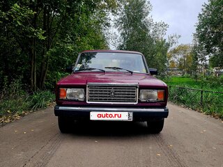 2002 Lada (ВАЗ) 2107, пурпурный, 245000 рублей, вид 3